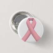 Brustkrebs-Band-Knopf Button (Vorne & Hinten)