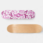 Brustkrebs-Band-Skateboard Skateboard (Horizontal)