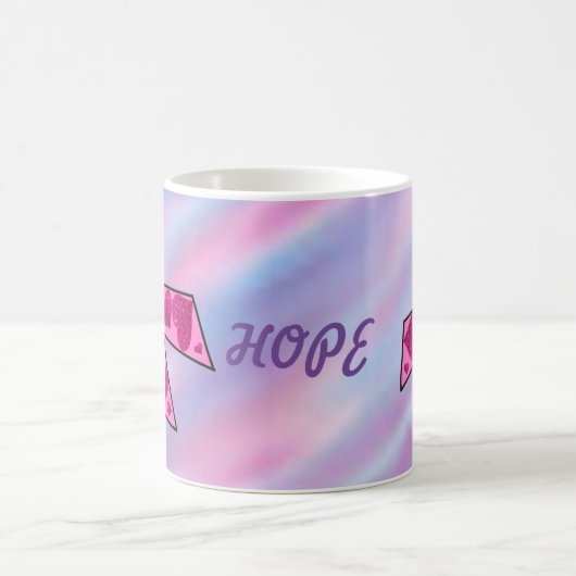 Brustkrebs bei HOPE Kaffeetasse (Mittel)