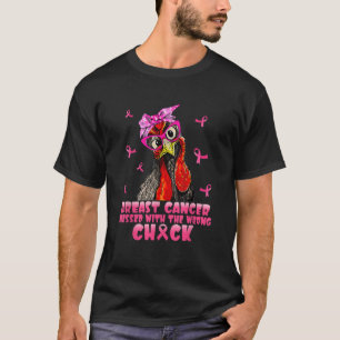 Brustkrebs bei Hühnern mit dem falschen Küken T-Shirt