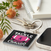 Brustkrebs bekämpfen schlüsselanhänger (Vorderseite rechts)