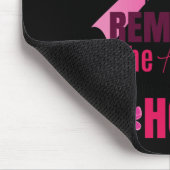 Brustkrebs bekämpft Brustkrebs-Bewusstsein Mousepad (Ecke)
