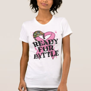 Brustkrebs bereit zum Kampf T-Shirt