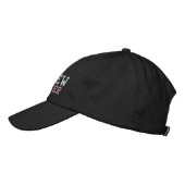 Brustkrebs Bestickte Kappe (Links)