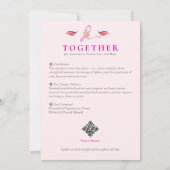 Brustkrebs-Bewusstsein 15-monatiger Multifunktions (Rückseite)