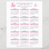 Brustkrebs-Bewusstsein 15-monatiger W Multifunktio Flyer (Vorne)