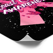 Brustkrebs Bewusstsein _2 Poster (Ecke)