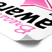 Brustkrebs-Bewusstsein 5 Poster (Ecke)