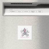 Brustkrebs-Bewusstsein Affe befruchtet Krebs Magnet (In Situ (Geschirrspüler))