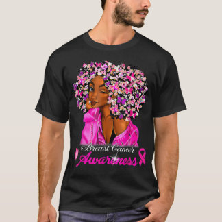 Brustkrebs-Bewusstsein Afrikanisch-Amerikanische F T-Shirt
