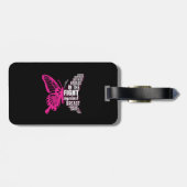 Brustkrebs-Bewusstsein am besten Gepäckanhänger (Rückseite horizontal)