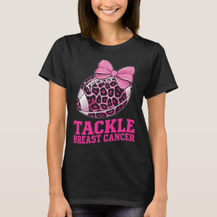 Brustkrebs-Bewusstsein American Football W T-Shirt