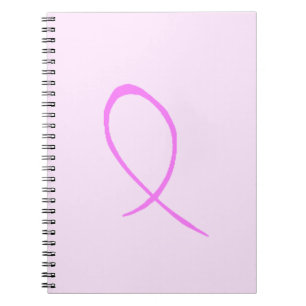Brustkrebs-Bewusstsein anpassbares Notebook Notizblock