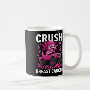 Brustkrebs-Bewusstsein Axolotl Truck Toddle Kaffeetasse