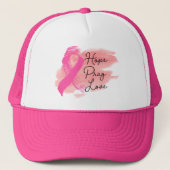 Brustkrebs-Bewusstsein Baseball & Truckerkappe (Vorderseite)