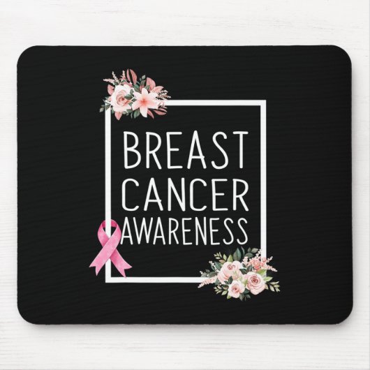 Brustkrebs-Bewusstsein Brustkrebs-Bekämpfung Mousepad (Vorne)