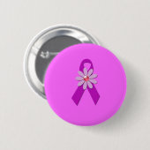 Brustkrebs-Bewusstsein Button (Vorne & Hinten)