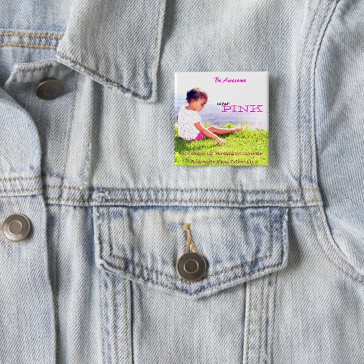 Brustkrebs-Bewusstsein Button (Beispiel)