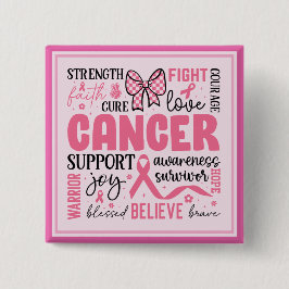 Brustkrebs-Bewusstsein Button