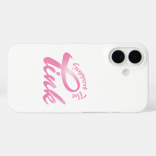 Brustkrebs-Bewusstsein Case-Mate iPhone Hülle (Rückseite (Horizontal))