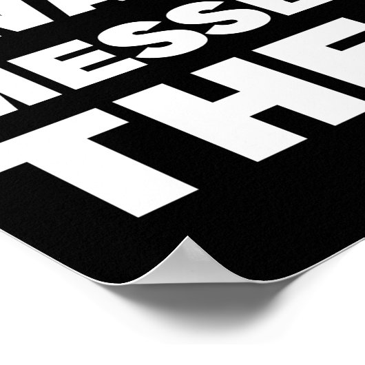 Brustkrebs-Bewusstsein, das mit den Fehlern, C Poster (Ecke)