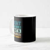 Brustkrebs Bewusstsein, dass ich Krebs besiege Was Kaffeetasse (Vorderseite Links)