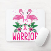 Brustkrebs-Bewusstsein des Kriegers Flamingo-T - S Mousepad (Mit Mouse)
