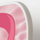 Brustkrebs-Bewusstsein des Kriegers Pickleball Pad Schläger (Linke Seite)