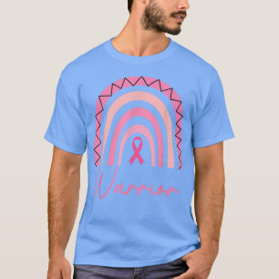 Brustkrebs-Bewusstsein des Kriegers Pink Rainbow R T-Shirt