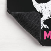 Brustkrebs Bewusstsein Dinosaurier Kinder ich trag Mousepad (Ecke)