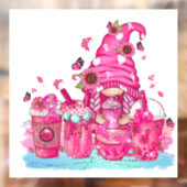 Brustkrebs-Bewusstsein Fensteraufkleber (Blatt 2)