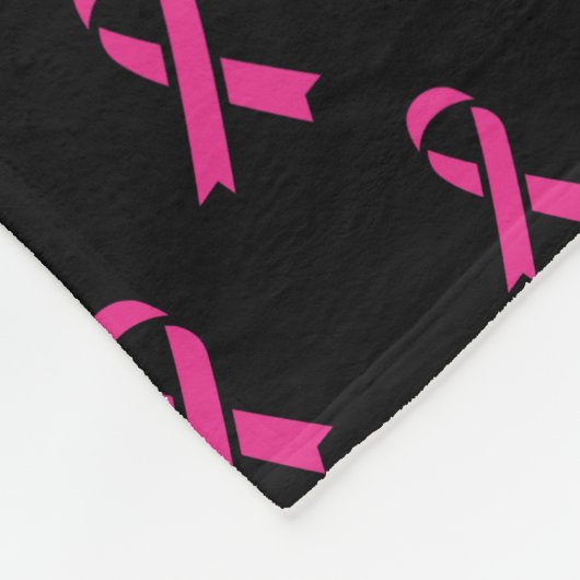Brustkrebs-Bewusstsein Fleece Blanket (Ecke)