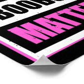 Brustkrebs Bewusstsein Funny All Breast Problem t Poster (Ecke)