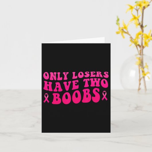 Brustkrebs Bewusstsein Funny Mastektomy Karte (Gelbe Blume)