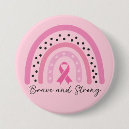 Brustkrebs - Bewusstsein für den Regenbogen - tapf Button