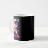 Brustkrebs-Bewusstsein für Kleinkinder Kinder Unic Kaffeetasse (Vorderseite Links)