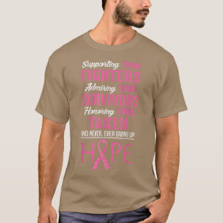 Brustkrebs-Bewusstsein für rosa Band-Bewusstsein T-Shirt