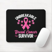 Brustkrebs Bewusstsein für unzerbrechlichen Brustk Mousepad (Mit Mouse)