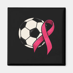 Brustkrebs-Bewusstsein Fußball Byll Rosa Band Magnet