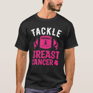 Brustkrebs-Bewusstsein Fußball Kämpfe Brust kann T-Shirt
