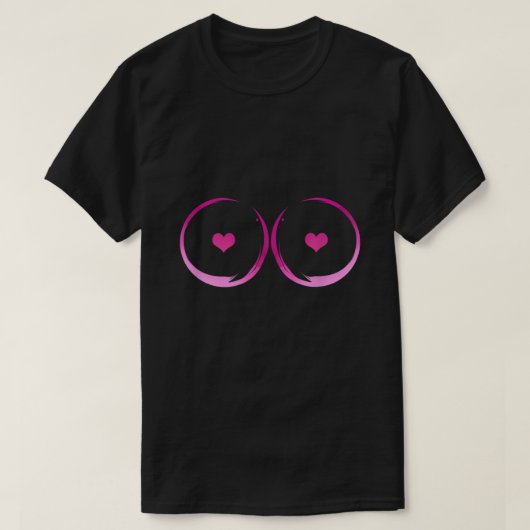 Brustkrebs-Bewusstsein Gerettet Tatas T-Shirt (Design vorne)