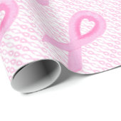 Brustkrebs-Bewusstsein Geschenkpapier (Rolleneckpunkt)