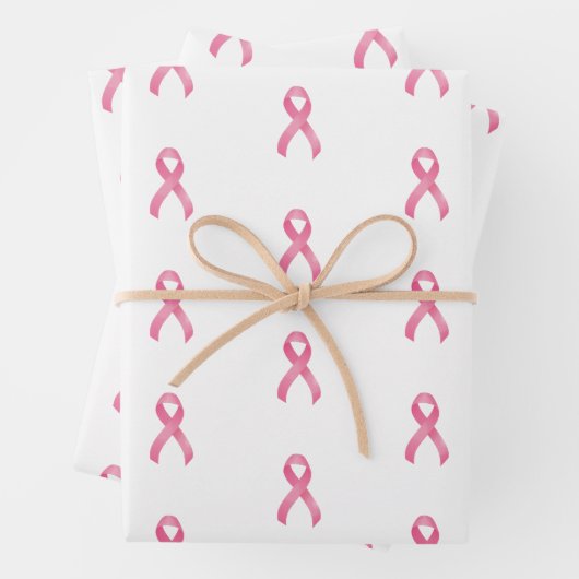 Brustkrebs-Bewusstsein Geschenkpapier Set (Beispiel)