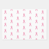 Brustkrebs-Bewusstsein Geschenkpapier Set (Vorderseite)