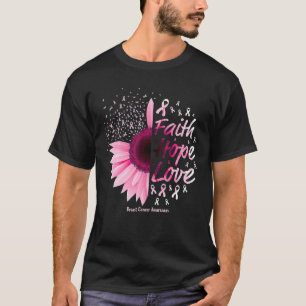Brustkrebs-Bewusstsein gibt Christliche Hoffnung T-Shirt