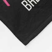 Brustkrebs Bewusstsein Glaube Hoffnung Liebe Butte Fleecedecke (Ecke)