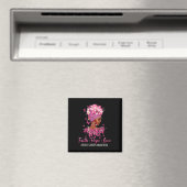 Brustkrebs Bewusstsein Glaube Hoffnung Liebe Butte Magnet (In Situ (Geschirrspüler))