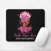 Brustkrebs Bewusstsein Glaube Hoffnung Liebe Butte Mousepad (Mit Mouse)