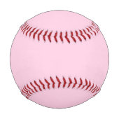 Brustkrebs-Bewusstsein hellrosa Farbe Baseball (Rückseite)