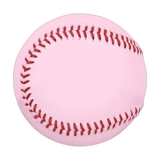 Brustkrebs-Bewusstsein hellrosa Farbe Baseball (Vorderseite Links)